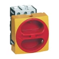 BACO 0172501-Prekidač za razdvajanje, 100A, 1x90°, žut, crven, 3-polni, 1 komad slika