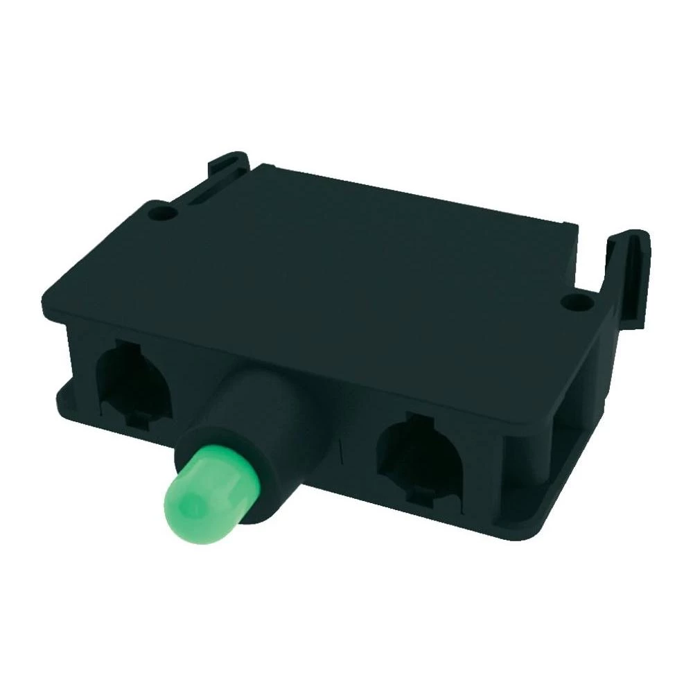 Pizzato Elettrica E2LF1A4V1-LED-element, 12-30 V/DC/AC, 5-15mA, zelen, vijčani p slika