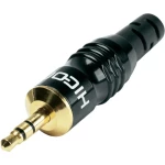 Hicon HI-J35S02-JACK utikač, 3.5mm, broj polova sa ravnim kontaktima: 3/stereo,