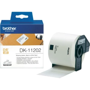Naljepnice za poštne pošiljke, bijele, 62 X100mm DK11202 Brother slika