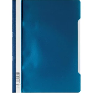 Fascikl sa zatvaračem, prozirni, DIN A4, polipropilen, plavi 2573-07 Durable slika