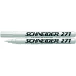Schneider sjajni marker 271, bijeli 127149 širina crte 1 - 2 mm okrugli vrh bije