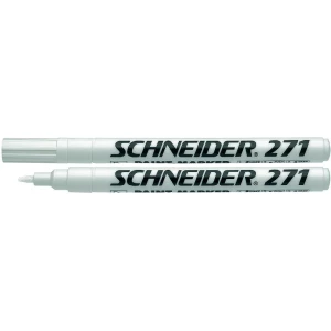 Schneider sjajni marker 271, bijeli 127149 širina crte 1 - 2 mm okrugli vrh bije slika