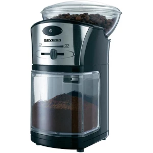 Mlin za kavu sa mljevnim mehanizmom Severin KM 3874, crno-srebrne boje slika