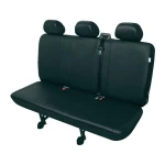 Zaštitna navlaka za sjedala kombija, crne boje, za stražnju klupu sa 3 sjedala 2