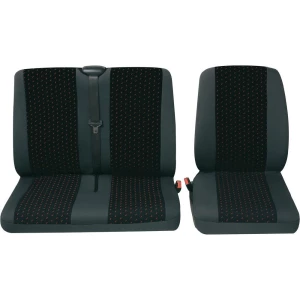 Navlaka za sjedala Petex Profi 1, crvena/antracit, jednostruko/dvostruko sjedalo slika