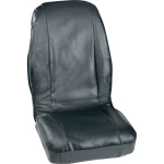 Navlaka za sjedala Petex Profi 4, crna, jednostruko/jednostruko sjedalo, komplet