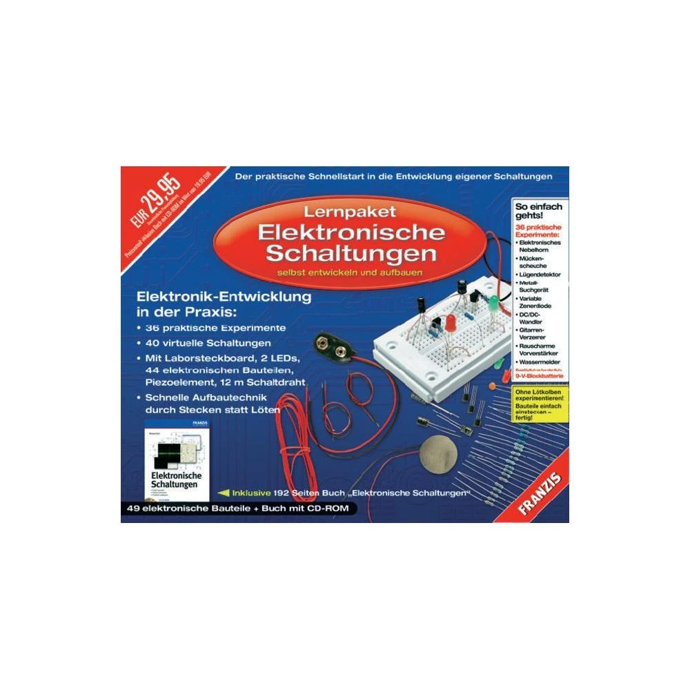 Franzis paket za učenje Elektronske sklopke od 14 godina Franzis Verlag