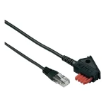 DSL priključni kabel [1x TAE-F utikač - 1x RJ45 utikač 8p2c] 6 m crni Hama 40648
