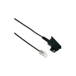 DSL priključni kabel [1x TAE-F utikač - 1x RJ45 utikač 8p2c] 3 m crni Hama 40640