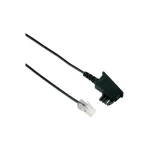 DSL priključni kabel [1x TAE-F utikač - 1x RJ45 utikač 8p2c] 6 m crni Hama 40641