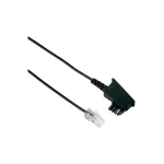 DSL priključni kabel [1x TAE-F utikač - 1x RJ45 utikač 8p2c] 10 m crni Hama