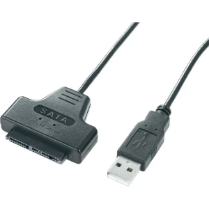 Adapter za tvrde diskove [1x USB 2.0 utikač A - 1x Micro-SATA-kombi utikač 7+9po slika