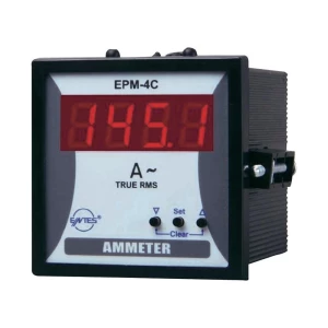 ENTES EPM-4C-72 programirivi 1-fazni AC mjerač struje ugradbeni instrument s vanjskim relejom slika