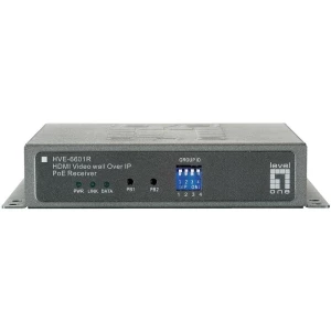 PoE prijamnik HVE-6601R LevelOne 1000 MBit/s IEEE 802.3af Digital Signage