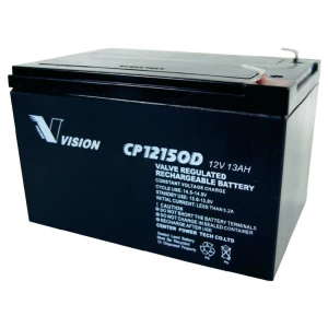 Olovni akumulator 12 V 15 Ah Vision Akkus VISION CP12150D CP12150D olovno-koprenasti (AGM) (Š x V x D) 151 x 101 x 98 mm plosnat slika