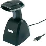 1D bežični skener barkodova Riotec LS6300BU USB set laserski crni ručni skener Bluetooth®, USB