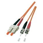 EFB Elektronik Kabel svjetlovoda;Duplex Muški konektor ST / Muški konektor SC 50/125µ Multimode OM2 2 m