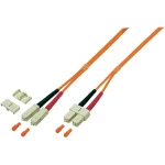 EFB Elektronik Kabel svjetlovoda;Duplex Muški konektor SC / Muški konektor SC 50/125µ Multimode OM3 1 m