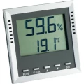 Digitalni termometar/vlagomjer, TFA 'Klima Guard' srebrni slika