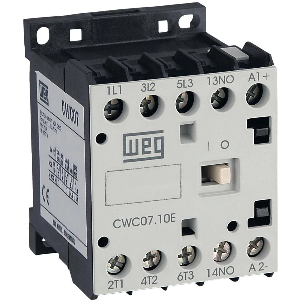 WEG-Kompaktni kontaktor WEG CWC, CWC012-01, 1 mirovni kontakt, 230V/AC slika