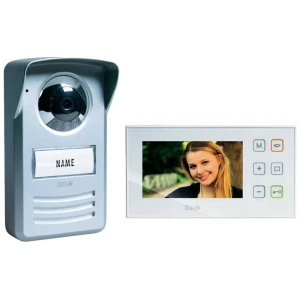 Video portafon s kablom, komplet m-e modern-electronics PVD-4410 srebrni, bijeli slika