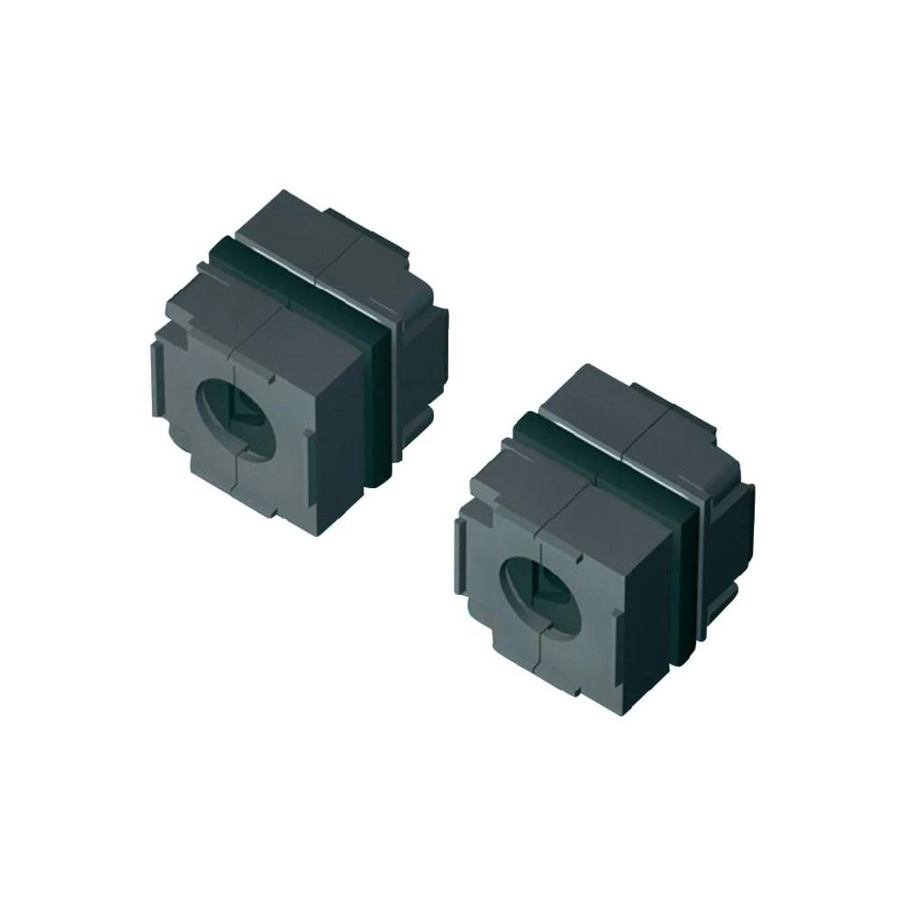 Rittal 2400920-Brtveni modul za usmjeravanje kablova, 20x20mm, IP64, crn, 10 komada 2400.920