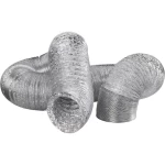 Fleksibilna ventilacijska cijev aluminij (? x D) 10.2 cm x 10 m Wallair N55878 srebrna