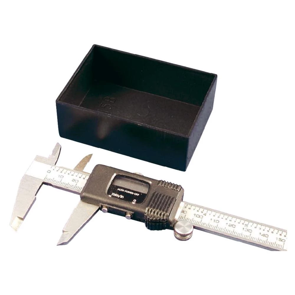 Hammond Electronics 1596B113-10-Lito kućište, ABS crno, 40x40x29mm, 10 kosov slika