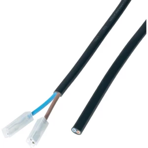 Priključni kabel za ventilator Wallair N40984 crni slika