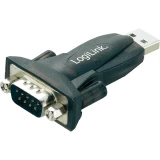 USB 2.0 adapter [1x D-SUB utikač 9pol. - 1x USB 2.0 utikač A] crni LogiLink