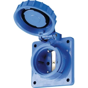 Ugradbena utičnica otporna na vodu pod tlakom plava opterećenje (maks.) 3680 W I slika