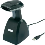 1D bežični skener bar kodova Riotec iLS6300BQ USB komplet Laser crna, ručni sken
