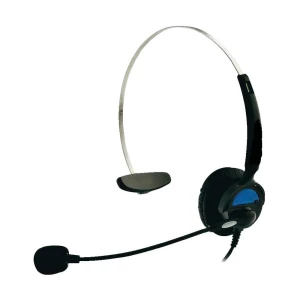 Telefonske slušalice s mikrofonom RJ10 utičnica, sa žicom, Mono KJ-97 On Ear crne Conrad slika
