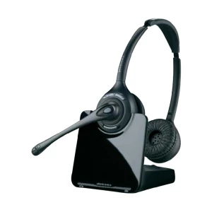 Telefonske slušalice s mikrofonom DECT bežične, Stereo Plantronics CS520 On Ear crne 84692-02 slika