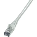 RJ45 mrežni kabel CAT 6 S/FTP [1x RJ45 utikač - 1x RJ45 utikač] 3 m sivi nezapal slika