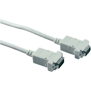 VGA priključni kabel za monitor [1x VGA-utikač <=> 1x VGA-utikač] 1.80m, siv</=> slika