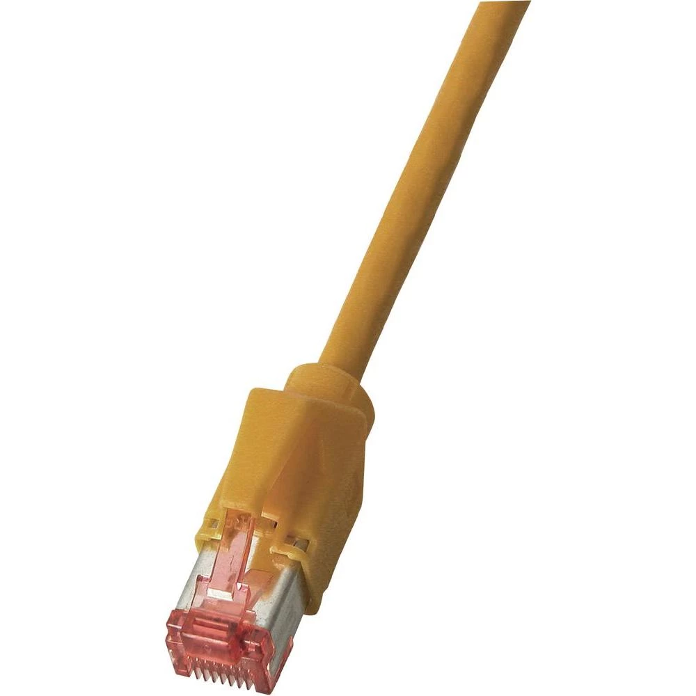 RJ45 mrežni kabel CAT 6 S/FTP [1x RJ45 utikač - 1x RJ45 utikač] 1 m narančasti slika