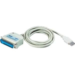 USB 2.0 adapter [1x Centronics utikač - 1x USB 2.0 utikač A] bijeli ATEN slika