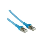 RJ45 mrežni kabel CAT 6A S/FTP [1x RJ45 utikač - 1x RJ45 utikač] 3 m plavi zašti