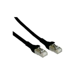 RJ45 mrežni kabel CAT 6A S/FTP [1x RJ45 utikač - 1x RJ45 utikač] 5 m crni zaštićeni, BTR Netcom 1308455000-E