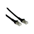 RJ45 mrežni kabel CAT 6A S/FTP [1x RJ45 utikač - 1x RJ45 utikač] 5 m crni zaštićeni, BTR Netcom 1308455000-E slika
