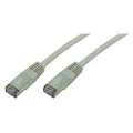 RJ45 mrežni kabel CAT 5e F/UTP [1x RJ45 utikač - 1x RJ45 utikač] 0.25 m sivi CP0 slika