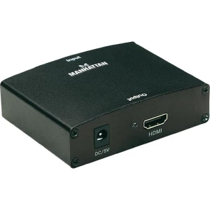 VGA/HDMI pretvornik Manhattan [2x Činč-utičnica, VGA-utičnica  1x HDMI-utičnica] crn, 177351 slika