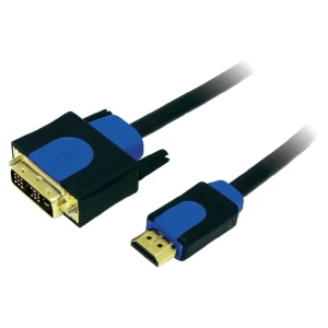 HDMI/DVI kabel LogiLink, 1m, crn, CHB3101 slika