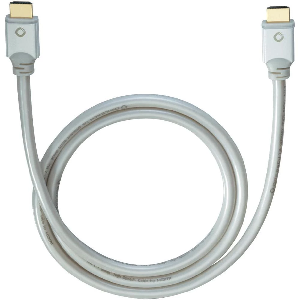 Visokobrzinski HDMI-kabel Oehlbach White Magic sa Ethernetom, 1.7m, bijel, 92473 slika