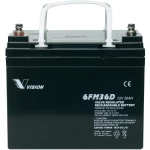 Solarni akumulator 12 V 36 Ah Vision Akkus 6FM36DX olovno-koprenasti (AGM) (Š x V x D) 195 x 155 x 130 mm M6-vijčani priključak