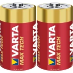 Mono baterija (D) alkalna, Varta Max Tech LR20 1.5 V 2 kom.