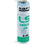 Litijska baterija mignon s 2 lemna kontakta Saft 3.6 V 2600 mAh mignon (AA) ( x