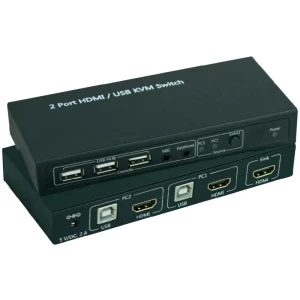 2×1 HDMI KVM Switch uređaj s USB-om slika
